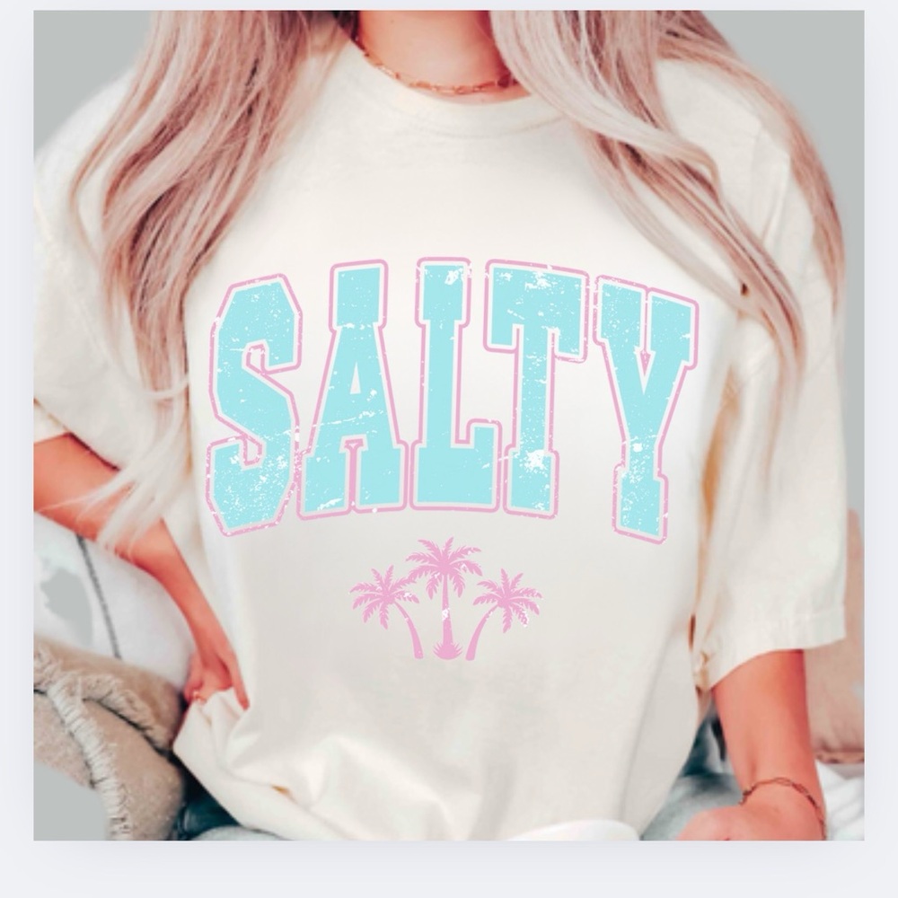 NEW- Comfort Colors Salty Graphic Tee S-3X - Picture 3 of 3